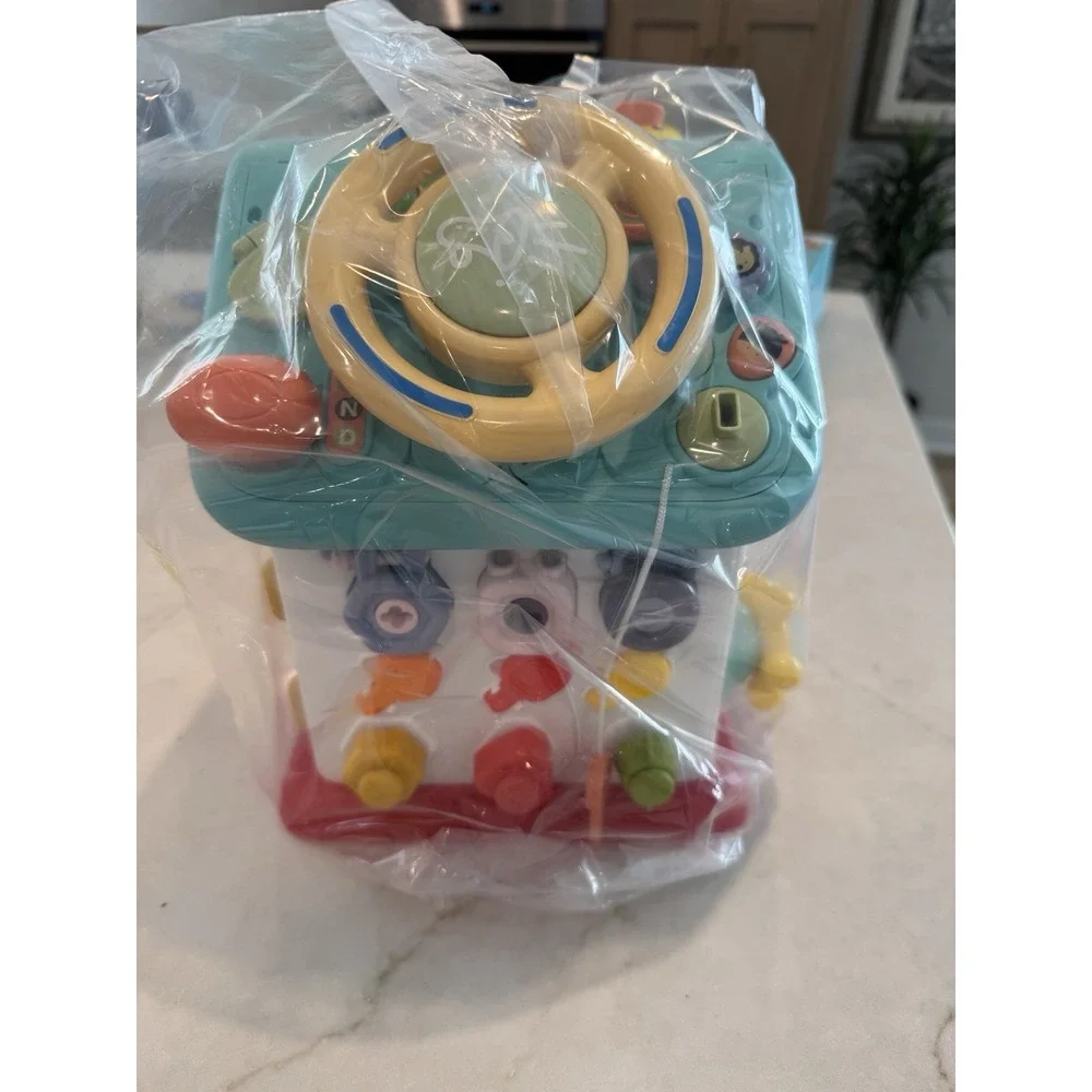 New Toddler Activity Center Busy Board Learning Toy Multi-Sided Sensory